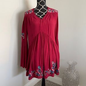 Beautiful embroidery short dress from Free people